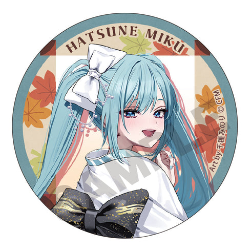 『初音ミク』缶バッジ 振り向き